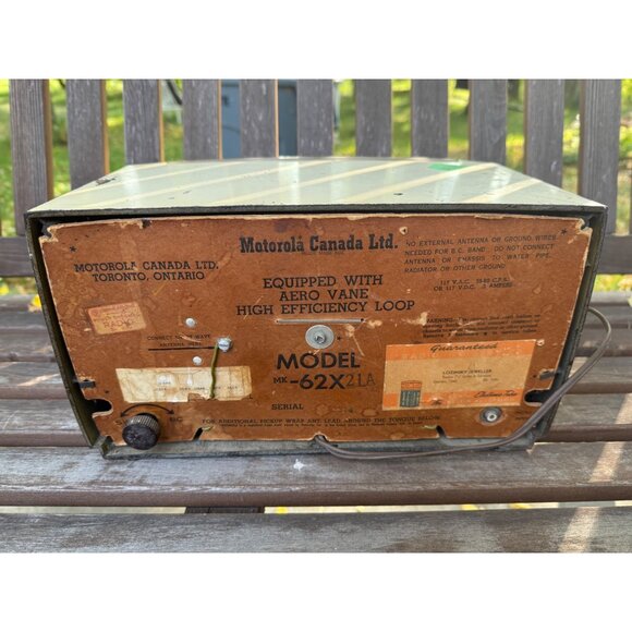 50s Motorola Model 62X AM Radio "The Dashboard Radio" - Untested - Sold As Is - Picture 6 of 7